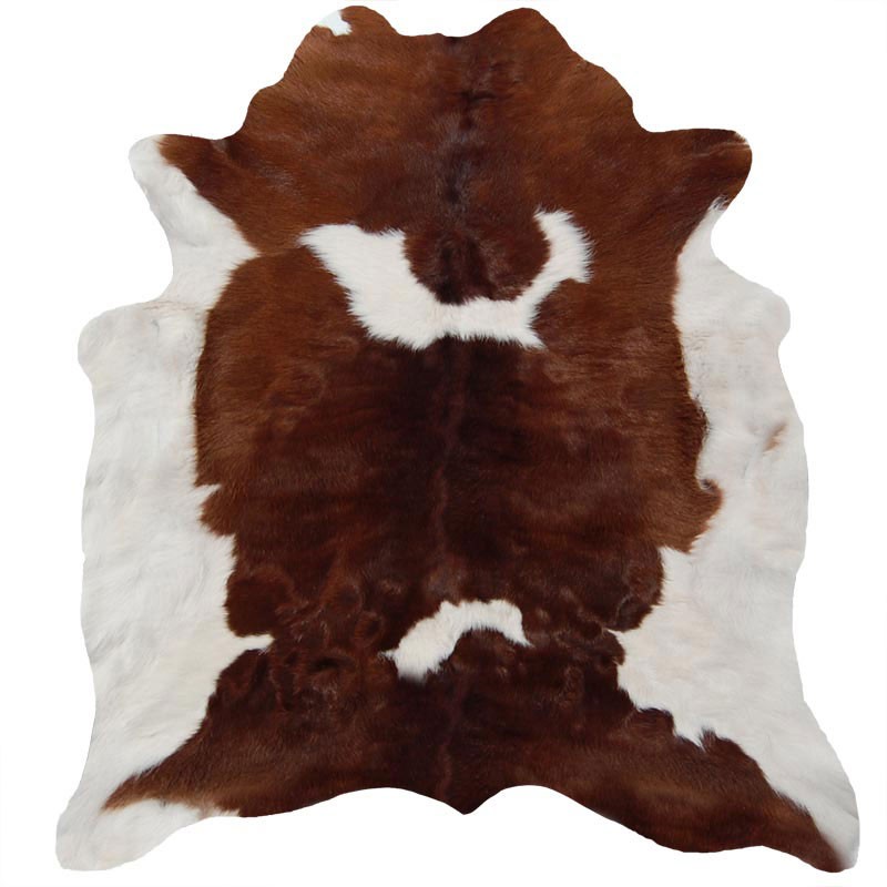 Vip Leather Nouveau Tapis en Cuir de Vache Patchwork Design Exclusif Cod Mart A40 (90 cm x 120 cm