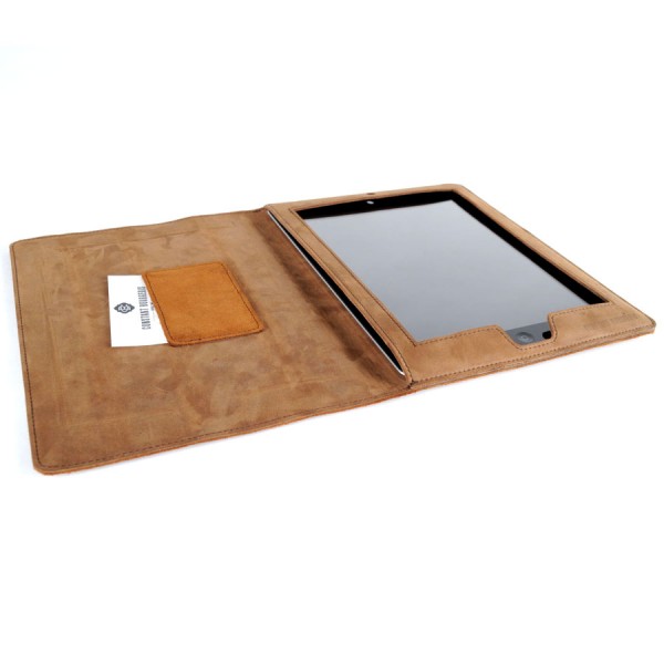 Sacoche Ferrari En Cuir Marron - Fabriqué En Italie - Pour IPad/tablette - Neuf